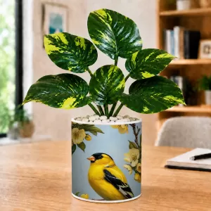 Artificial Tree Ceramic Photo Pot With White Stones 3x4 Inch (F165693) Artificial Tree Ceramic Photo Pot With White Stones 3x4 Inch (F165693)