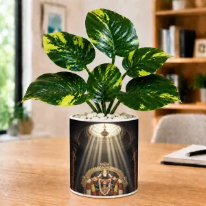 Artificial Tree Ceramic Photo Pot With White Stones 3x4 Inch (F165700) Artificial Tree Ceramic Photo Pot With White Stones 3x4 Inch (F165700)