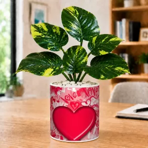 Artificial Tree Ceramic Photo Pot With White Stones 3x4 Inch (F165730) Artificial Tree Ceramic Photo Pot With White Stones 3x4 Inch (F165730)
