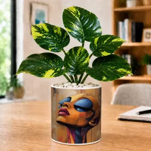 Artificial Tree Ceramic Photo Pot With White Stones 3x4 Inch (F165739) Artificial Tree Ceramic Photo Pot With White Stones 3x4 Inch (F165739)