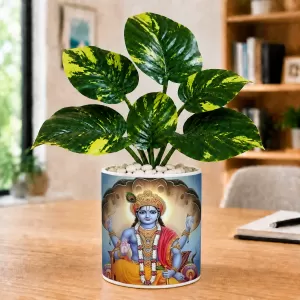 Artificial Tree Ceramic Photo Pot With White Stones 3x4 Inch (F165742) Artificial Tree Ceramic Photo Pot With White Stones 3x4 Inch (F165742)