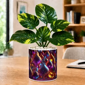 Artificial Tree Ceramic Photo Pot With White Stones 3x4 Inch (F165744) Artificial Tree Ceramic Photo Pot With White Stones 3x4 Inch (F165744)