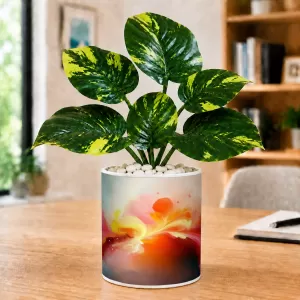 Artificial Tree Ceramic Photo Pot With White Stones 3x4 Inch (F165796) Artificial Tree Ceramic Photo Pot With White Stones 3x4 Inch (F165796)