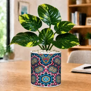 Artificial Tree Ceramic Photo Pot With White Stones 3x4 Inch (F165798) Artificial Tree Ceramic Photo Pot With White Stones 3x4 Inch (F165798)