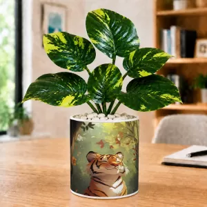 Artificial Tree Ceramic Photo Pot With White Stones 3x4 Inch (F165832) Artificial Tree Ceramic Photo Pot With White Stones 3x4 Inch (F165832)