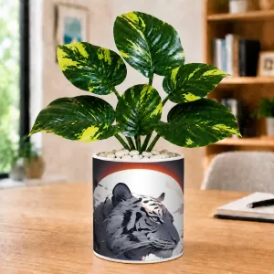 Artificial Tree Ceramic Photo Pot With White Stones 3x4 Inch (F165867) Artificial Tree Ceramic Photo Pot With White Stones 3x4 Inch (F165867)