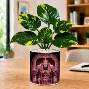 Artificial Tree Ceramic Photo Pot With White Stones 3x4 Inch (F165868) Artificial Tree Ceramic Photo Pot With White Stones 3x4 Inch (F165868)