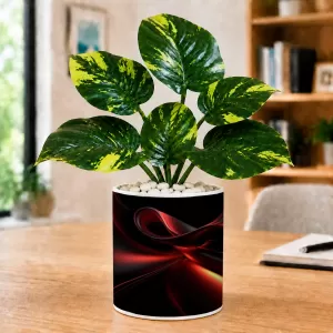 Artificial Tree Ceramic Photo Pot With White Stones 3x4 Inch (F165870) Artificial Tree Ceramic Photo Pot With White Stones 3x4 Inch (F165870)