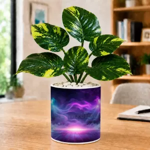 Artificial Tree Ceramic Photo Pot With White Stones 3x4 Inch (F165873) Artificial Tree Ceramic Photo Pot With White Stones 3x4 Inch (F165873)