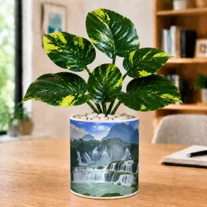 Artificial Tree Ceramic Photo Pot With White Stones 3x4 Inch (F165887) Artificial Tree Ceramic Photo Pot With White Stones 3x4 Inch (F165887)