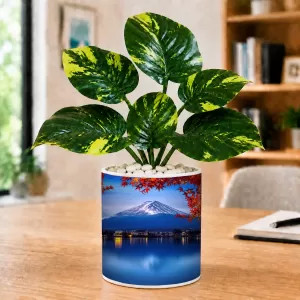 Artificial Tree Ceramic Photo Pot With White Stones 3x4 Inch (F165896) Artificial Tree Ceramic Photo Pot With White Stones 3x4 Inch (F165896)