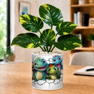 Artificial Tree Ceramic Photo Pot With White Stones 3x4 Inch (F165901) Artificial Tree Ceramic Photo Pot With White Stones 3x4 Inch (F165901)