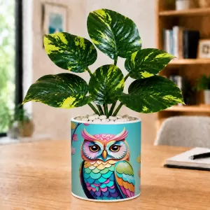 Artificial Tree Ceramic Photo Pot With White Stones 3x4 Inch (F165905) Artificial Tree Ceramic Photo Pot With White Stones 3x4 Inch (F165905)