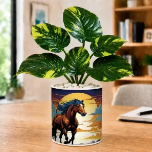 Artificial Tree Ceramic Photo Pot With White Stones 3x4 Inch (F165912) Artificial Tree Ceramic Photo Pot With White Stones 3x4 Inch (F165912)