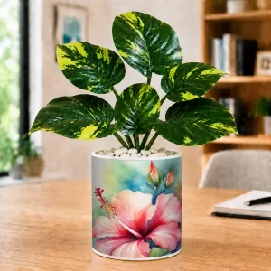 Artificial Tree Ceramic Photo Pot With White Stones 3x4 Inch (F165933) Artificial Tree Ceramic Photo Pot With White Stones 3x4 Inch (F165933)