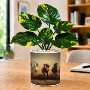 Artificial Tree Ceramic Photo Pot With White Stones 3x4 Inch (F165944) Artificial Tree Ceramic Photo Pot With White Stones 3x4 Inch (F165944)