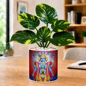 Artificial Tree Ceramic Photo Pot With White Stones 3x4 Inch (F165960) Artificial Tree Ceramic Photo Pot With White Stones 3x4 Inch (F165960)