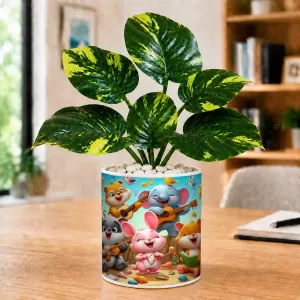 Artificial Tree Ceramic Photo Pot With White Stones 3x4 Inch (F165964) Artificial Tree Ceramic Photo Pot With White Stones 3x4 Inch (F165964)