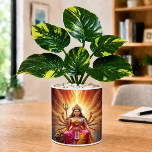 Artificial Tree Ceramic Photo Pot With White Stones 3x4 Inch (F165992) Artificial Tree Ceramic Photo Pot With White Stones 3x4 Inch (F165992)