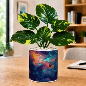 Artificial Tree Ceramic Photo Pot With White Stones 3x4 Inch (F166023) Artificial Tree Ceramic Photo Pot With White Stones 3x4 Inch (F166023)
