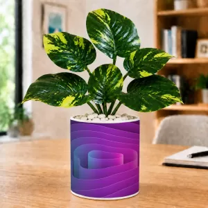 Artificial Tree Ceramic Photo Pot With White Stones 3x4 Inch (F166054) Artificial Tree Ceramic Photo Pot With White Stones 3x4 Inch (F166054)