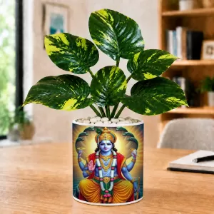 Artificial Tree Ceramic Photo Pot With White Stones 3x4 Inch (F166087) Artificial Tree Ceramic Photo Pot With White Stones 3x4 Inch (F166087)