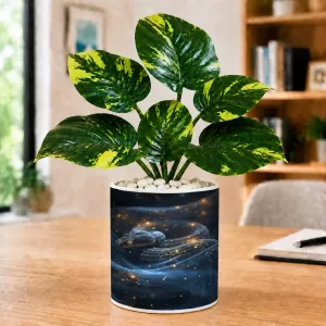 Artificial Tree Ceramic Photo Pot With White Stones 3x4 Inch (F166121) Artificial Tree Ceramic Photo Pot With White Stones 3x4 Inch (F166121)