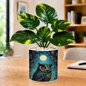 Artificial Tree Ceramic Photo Pot With White Stones 3x4 Inch (F166130) Artificial Tree Ceramic Photo Pot With White Stones 3x4 Inch (F166130)