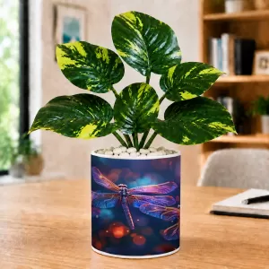 Artificial Tree Ceramic Photo Pot With White Stones 3x4 Inch (F166135) Artificial Tree Ceramic Photo Pot With White Stones 3x4 Inch (F166135)