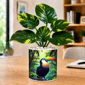 Artificial Tree Ceramic Photo Pot With White Stones 3x4 Inch (F166142) Artificial Tree Ceramic Photo Pot With White Stones 3x4 Inch (F166142)
