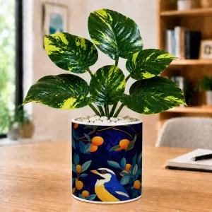 Artificial Tree Ceramic Photo Pot With White Stones 3x4 Inch (F166150) Artificial Tree Ceramic Photo Pot With White Stones 3x4 Inch (F166150)