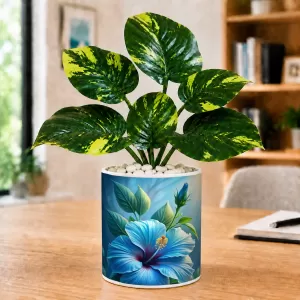 Artificial Tree Ceramic Photo Pot With White Stones 3x4 Inch (F166171) Artificial Tree Ceramic Photo Pot With White Stones 3x4 Inch (F166171)