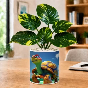 Artificial Tree Ceramic Photo Pot With White Stones 3x4 Inch (F166174) Artificial Tree Ceramic Photo Pot With White Stones 3x4 Inch (F166174)