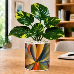 Artificial Tree Ceramic Photo Pot With White Stones 3x4 Inch (F166186) Artificial Tree Ceramic Photo Pot With White Stones 3x4 Inch (F166186)
