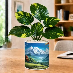 Artificial Tree Ceramic Photo Pot With White Stones 3x4 Inch (F166259) Artificial Tree Ceramic Photo Pot With White Stones 3x4 Inch (F166259)
