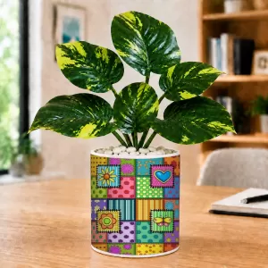 Artificial Tree Ceramic Photo Pot With White Stones 3x4 Inch (F166330) Artificial Tree Ceramic Photo Pot With White Stones 3x4 Inch (F166330)