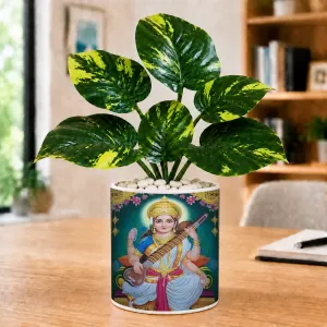 Artificial Tree Ceramic Photo Pot With White Stones 3x4 Inch (F166348) Artificial Tree Ceramic Photo Pot With White Stones 3x4 Inch (F166348)