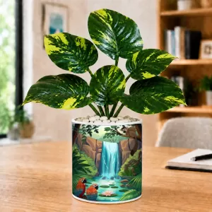 Artificial Tree Ceramic Photo Pot With White Stones 3x4 Inch (F166381) Artificial Tree Ceramic Photo Pot With White Stones 3x4 Inch (F166381)