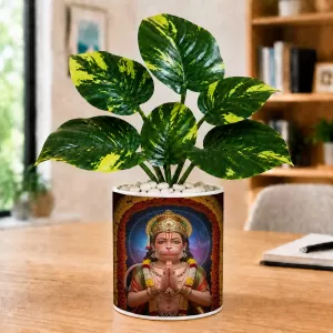 Artificial Tree Ceramic Photo Pot With White Stones 3x4 Inch (F166388) Artificial Tree Ceramic Photo Pot With White Stones 3x4 Inch (F166388)