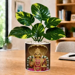 Artificial Tree Ceramic Photo Pot With White Stones 3x4 Inch (F166389) Artificial Tree Ceramic Photo Pot With White Stones 3x4 Inch (F166389)