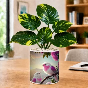 Artificial Tree Ceramic Photo Pot With White Stones 3x4 Inch (F166390) Artificial Tree Ceramic Photo Pot With White Stones 3x4 Inch (F166390)