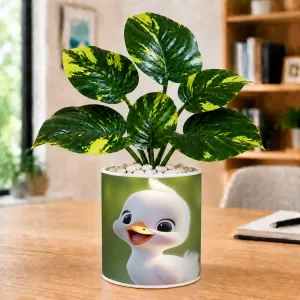 Artificial Tree Ceramic Photo Pot With White Stones 3x4 Inch (F166398) Artificial Tree Ceramic Photo Pot With White Stones 3x4 Inch (F166398)