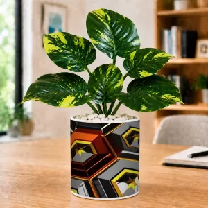 Artificial Tree Ceramic Photo Pot With White Stones 3x4 Inch (F166405) Artificial Tree Ceramic Photo Pot With White Stones 3x4 Inch (F166405)