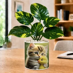 Artificial Tree Ceramic Photo Pot With White Stones 3x4 Inch (F166427) Artificial Tree Ceramic Photo Pot With White Stones 3x4 Inch (F166427)