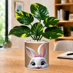Artificial Tree Ceramic Photo Pot With White Stones 3x4 Inch (F166439) Artificial Tree Ceramic Photo Pot With White Stones 3x4 Inch (F166439)