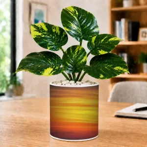 Artificial Tree Ceramic Photo Pot With White Stones 3x4 Inch (F166443) Artificial Tree Ceramic Photo Pot With White Stones 3x4 Inch (F166443)