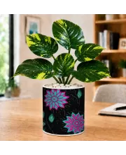 Artificial Tree Ceramic Photo Pot With White Stones 3x4 Inch (F166472)