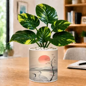 Artificial Tree Ceramic Photo Pot With White Stones 3x4 Inch (F166481) Artificial Tree Ceramic Photo Pot With White Stones 3x4 Inch (F166481)