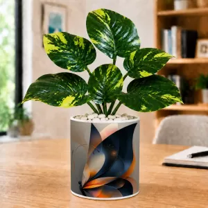 Artificial Tree Ceramic Photo Pot With White Stones 3x4 Inch (F166489) Artificial Tree Ceramic Photo Pot With White Stones 3x4 Inch (F166489)