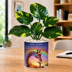 Artificial Tree Ceramic Photo Pot With White Stones 3x4 Inch (F166518) Artificial Tree Ceramic Photo Pot With White Stones 3x4 Inch (F166518)